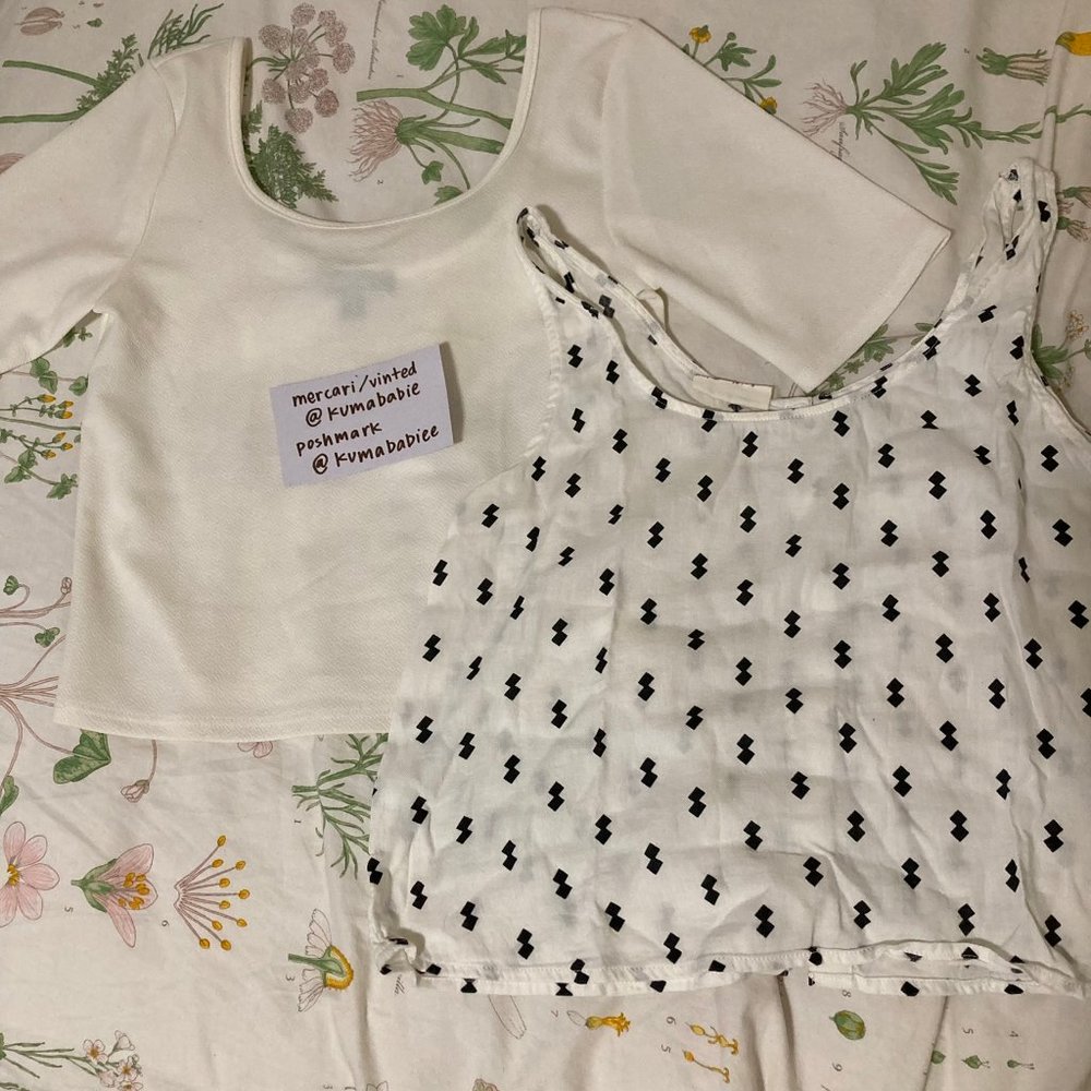 about a girl and so - set of two women’s crop tops